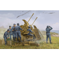 Trumpeter 1/35 German 37mm Flak 43 Zwilling Double Gun 02347 Plastic Model Kit