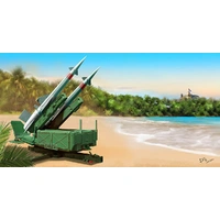 Trumpeter 02353 1/35 Soviet 5P71 Launcher with 5V27 Missile Pechora (SA-3B Goa) Plastic Model Kit