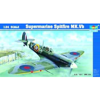 Trumpeter 1/24 Supermarine spitfire MK.Vb Plastic Model Kit [02403]