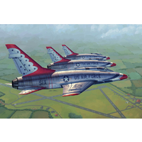 Trumpeter 1/48 F-100D (Thunderbirds Livery) 02822 Plastic Model Kit