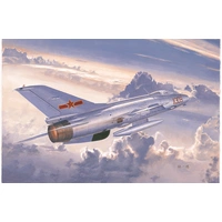 Trumpeter 1/48 J-7B Fighter (MIG-21) 02860 Plastic Model Kit