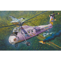 Trumpeter 1/48 HH-34J USAF Combat Rescue - Re-Edition Plastic Model Kit 02884
