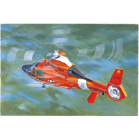 Trumpeter 05107 1/35 US Coast Guard HH-65C Dolphin Helicopter