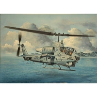 Trumpeter 1/35 AH-1W Super Cobra (Turned Exhaust) Plastic Model Kit
