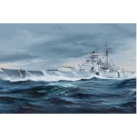 Trumpeter 1/350 German Bismarck Battleship Plastic Model Kit [05358]