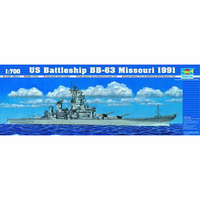 Trumpeter 1/700 U.S. Battleship BB-63 Missouri 1991