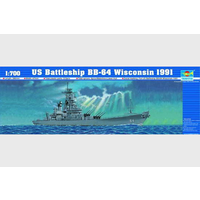 Trumpeter 1/700 USS Wisconsin 1991 05706 Plastic Model Kit