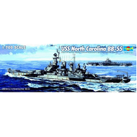 Trumpeter 1/700 USS North Carolina BB55 05734 Plastic Model Kit