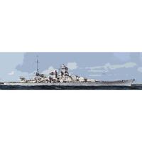 Trumpeter 1/700 German Scharnhorst Battleship Plastic Model Kit 06737