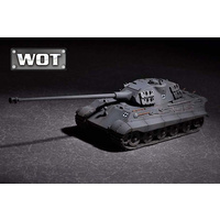 Trumpeter 1/72 German King Tiger (Porsche turret) with 105mm kWh L/68 07161 Plastic Model Kit