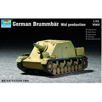 Trumpeter 1/72 German Brummbar Tank Mid Production 07211 Plastic Model Kit