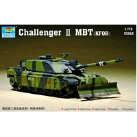 Trumpeter 1/72 Challenger 2 MB T with Plough 07216 Plastic Model Kit