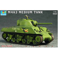 Trumpeter 1/72 M4A3 TANK Plastic Model Kit [07224]