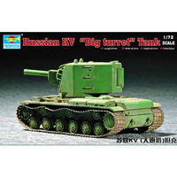 Trumpeter 1/72 Russian KV-2 with Big Turret 07236 Plastic Model Kit