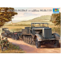 Trumpeter 1/72 German Sd.Kfz.9 (18t) Half-Track & Sd.Ah.116 07275 Plastic Model Kit