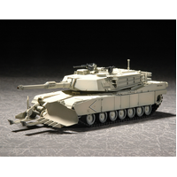 Trumpeter 1/72 US M1A1 Abrahms with Mine Clearing Blade 07277 Plastic Model Kit