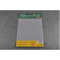 Trumpeter 0.3mm HIPS plastic sheet (210mmx300mm x2pcs.) Modelling Tool