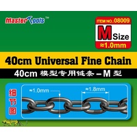 Trumpeter 40CM Universal Fine Chain M Size 1.0mmX1.8mm Modelling Tool