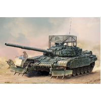 Trumpeter 1/35 Russian T-72B1 with KTM-6 & Grating Armour Plastic Model Kit [09609]