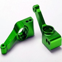 Traxxas Carriers, Stub Axle,Green-Anod 6061-T6 Alum, Rear (2)