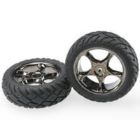 Traxxas Mounted Anaconda Tyre on Tracer Black Chrome (F) TRA-2479A