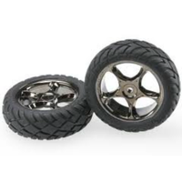 Traxxas Mounted Anaconda Tyre on Tracer Black Chrome (F) TRA-2479A