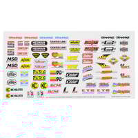 Traxxas Racing Sponsors Decal Sheet