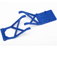Traxxas Skid Plates, Front & Rear (Blue)