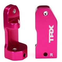 Traxxas Caster Blocks, 30-Degree, Pink-Anodized