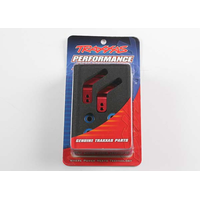Traxxas Aluminum Stub Axle Carriers- red-Anodized