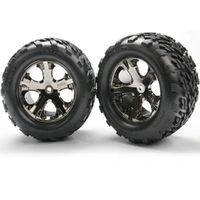 Traxxas Talon All Star Chrome Black Wheel Pre-glued (Rear) TRA-3668A