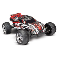 Traxxas 1/10 Rustler RTR 2WD Brushed Stadium Truck with TQ2.4GHD (RedX)