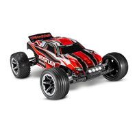 Traxxas 1/10 Rustler RTR with LED Lights Red