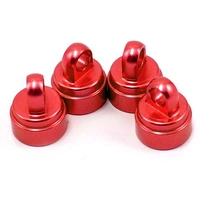 Traxxas Aluminum Ultra Shock Cap (Red) (4)