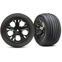 Traxxas Black Chrome Rims Alias Front Tires TRA-3771A