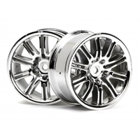Traxxas All-Star Wheels 2.8 (Mirror-Chrome) (Rear) (2) TRA-3772