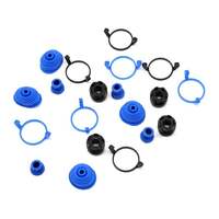 Traxxas Revo Pivot Ball Caps w/ dust boots, rubber (4)/ dust plugs, rubber (4)/ dust