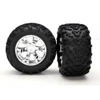 Traxxas Geode Chrome Wheels/ Maxx Tyres TRA-5674