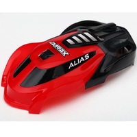 Traxxas Canopy, Alias, Red/ Screws Canopy, Vipe