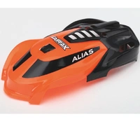 Traxxas Canopy, Alias, Orange/ Screws Canopy,