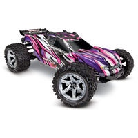 Traxxas 1/10 Rustler 4WD Brushless VXL Stadium Truck (Pink)