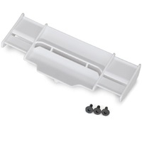 Traxxas Wing, Rustler 4X4 (White) 3X8 Fcs (3)