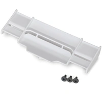 Traxxas Wing, Rustler 4X4 (White) 3X8 Fcs (3)