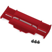 Traxxas Wing, Rustler 4X4 (Red) 3X8 Fcs (3)