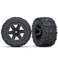 Traxxas T&W Assmb 2.8' Rxt Blk, Talon Extrm (2)