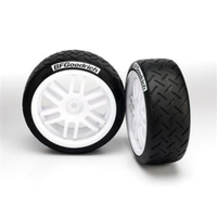 Traxxas Mounted BF Goodrich Rally Tire on White Rims TRA-7372R
