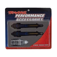 Traxxas GTR XX-Long TiN Shocks (Blue) (2)