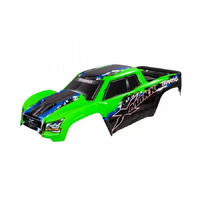 Traxxas 8S X-Maxx Complete Green Painted Body Shell w/ Front and Rear Roll Cage Mounts