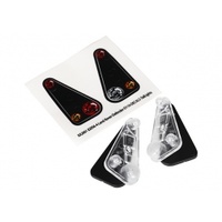 Tail light housing (2)/ lens (2)/ decals (left & right) (fits #8011 body)