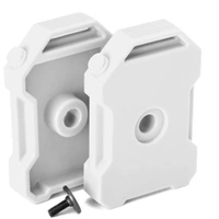 Traxxas Fuel Canisters (White) (2)/ 3X8 Fcs (1)